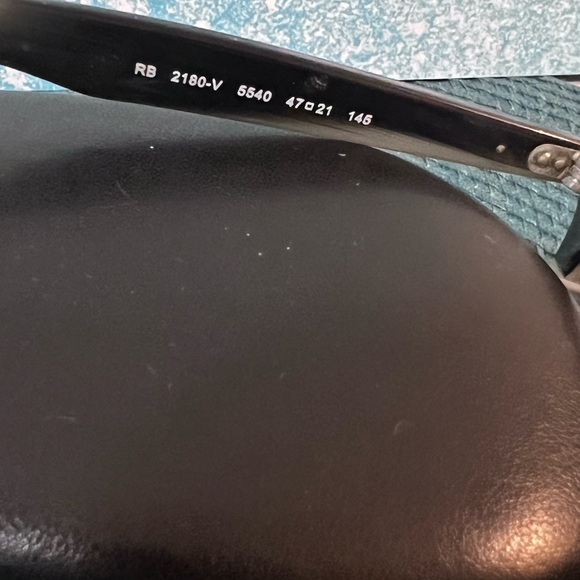 Ray-Ban Optics RB2180-V 5540 Unisex Polished Gray Havana Round Eyeglasses Frame - Picture 14 of 16